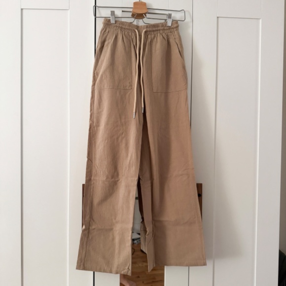 SHEIN EZwear Summer Outfit Drawstring Waist Wide Leg Pants 2/XS Set of 3 - Picture 5 of 13